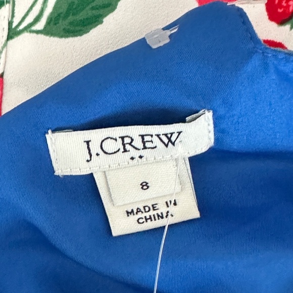 Brand New J Crew Scalloped Shirt Floral Camisole Tank Top Size 8 Pink Blue - Picture 5 of 8